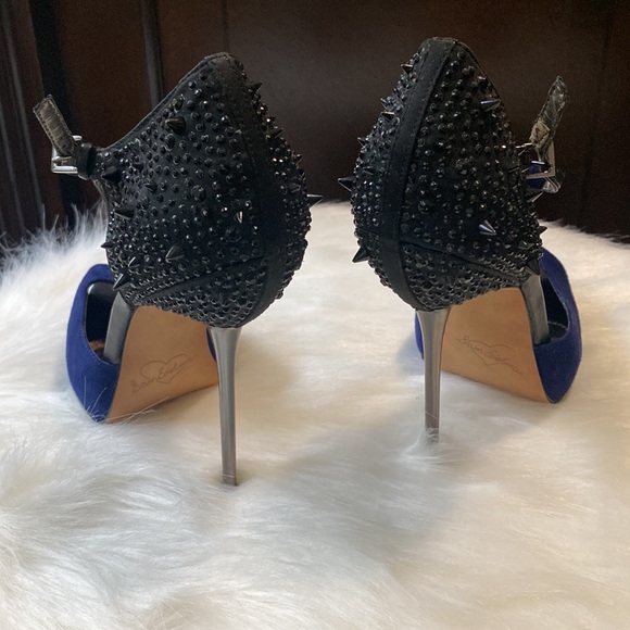 Sam Edelman Scarlett Suede Spiked Heel - Picture 3 of 8